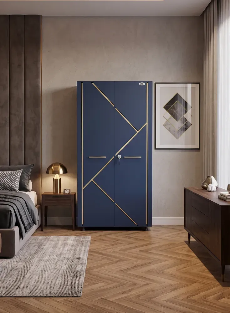 Modern Blue Almirah