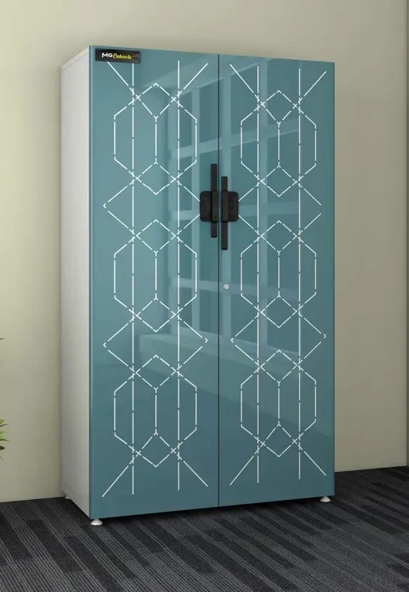 Hexagonal Pattern Almirah with LED Lights