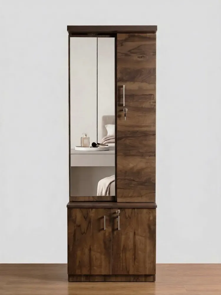 Smart Vanity Unit with Revolving Mirror