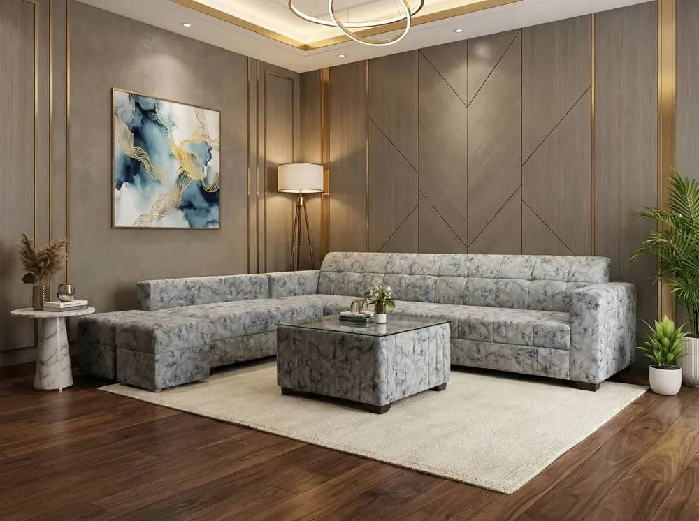 Marble Corner Sofa
